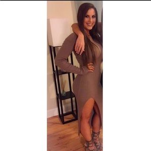 Bodycon Slit Dress
